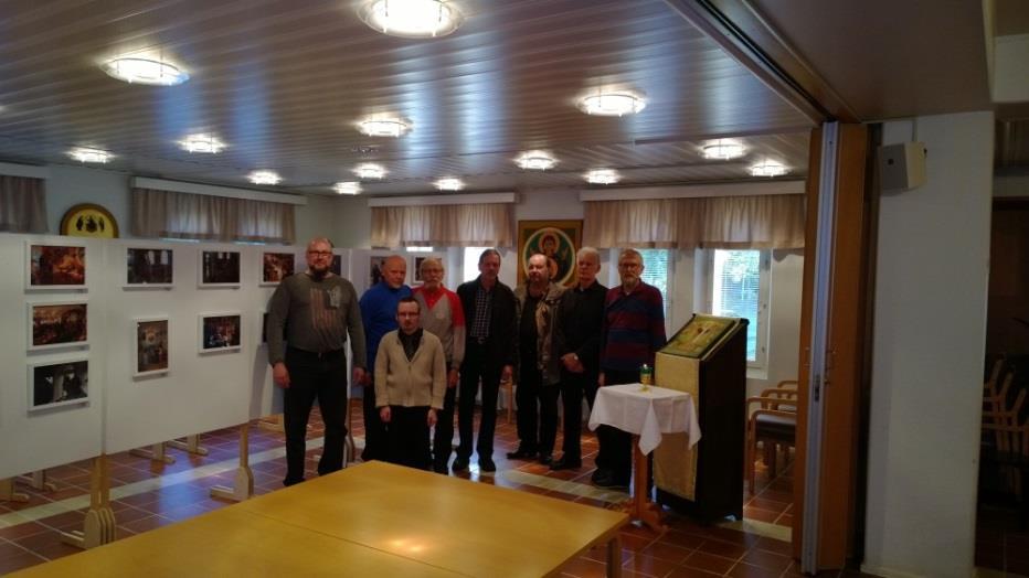 Vierailut 22.11. to Kuopion ortodoksinen seurakunta kutsui yhdessä Pyhän Nikolaoksen miesten kanssa Lammin Panagian teologian tohtorin Hannu Pöyhösen, joka piti luennon Athosvuori ja sen asukkaat.