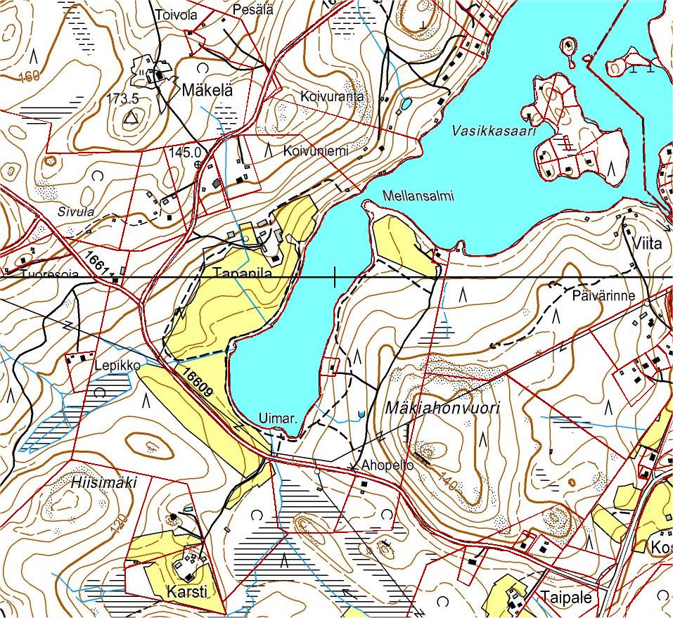 3 Kuva 1.1/1 Alustava suunnittelualueen rajaus 1.