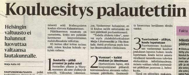Hyväksi tavoitteeksi