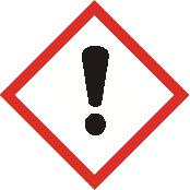 Varoitusmerkki(m erkit) Huomiosana Vaaralausekkeet Varoitus H319 - Ärsyttää voimakkaasti silmiä Turvalausekkeet P264 - Kasvot, kädet ja muu mahdollisesti altistunut ihoalue on pestävä huolellisesti
