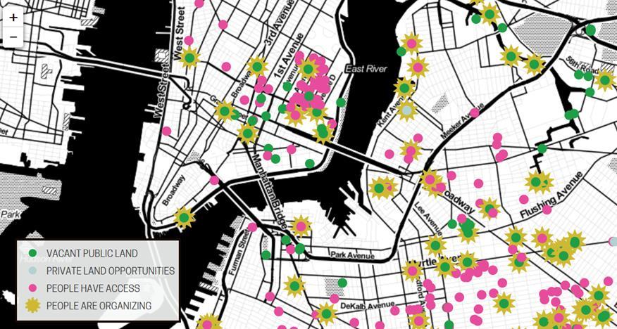 b) Lähdette seuraavaksi kierrokselle perehtymään New Yorkin kaupunkiviljelyyn.