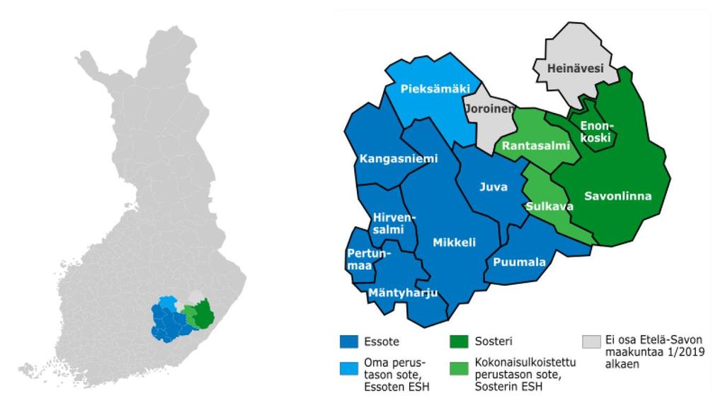 Etelä-Savo Etelä-Savossa toimii