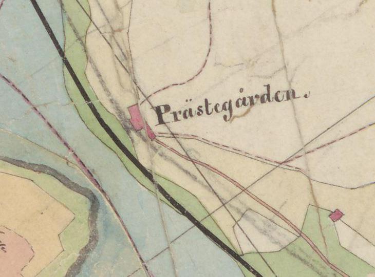 6 Ote pitäjänkartasta vuodelta 1842 (2131 09 Vanaja).