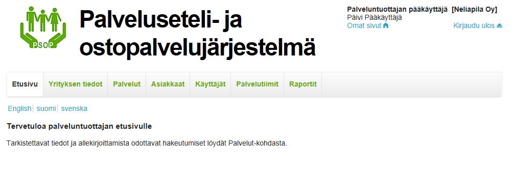 - sekä yrityksen ja sen osien laskutustietoja. 5.1 Yrityksen perustiedot Perustiedot--välilehdelle tallennetaan yritystä koskevat perustiedot.