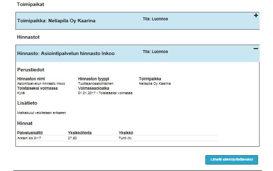 Yrityksen Katso-pääkäyttäjänä löydät hakeutumisen tiedot Palvelut-välilehdeltä. Tämä vaatii, että olet kirjautunut järjestelmään Katso-tunnuksella.