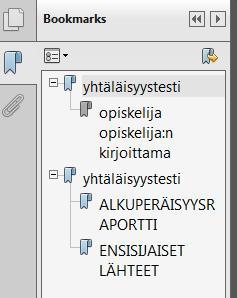 4. Aukaise plussasta yhtäläisyystestit (punaisella merkityt) Merkintä muuttuu miinukseksi, kun valikot ovat avoinna.