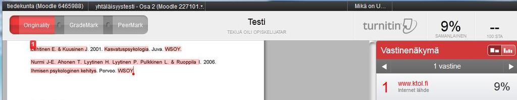 yhtäläisyys on. (ks.