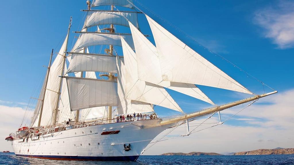 Laiva Star Clipper & Star Flyer Menneen ajan purjelaivatunnelmaa täysin nykyaikaisin mukavuuksin.