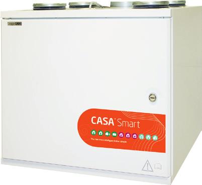 CASA W4 Smart tuotekoodit ja lisävarusteet CASA W4 Smart - 10-100 l/s, 4 x Ø160mm + Ø125mm - n. 1,5m modulaarikaapeli toimituksessa, ohjainpaneeli ja 10/20m modulaarikaapeli tilattava erikseen.