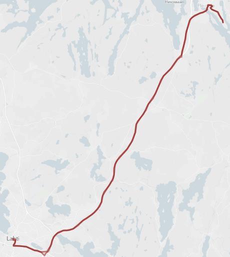 Linja 70 Tommola (Sahanniemi) Kaivokatu Kauppatori Linja tarjoaa nopean ja suoran yhteyden Heinolasta Lahteen.