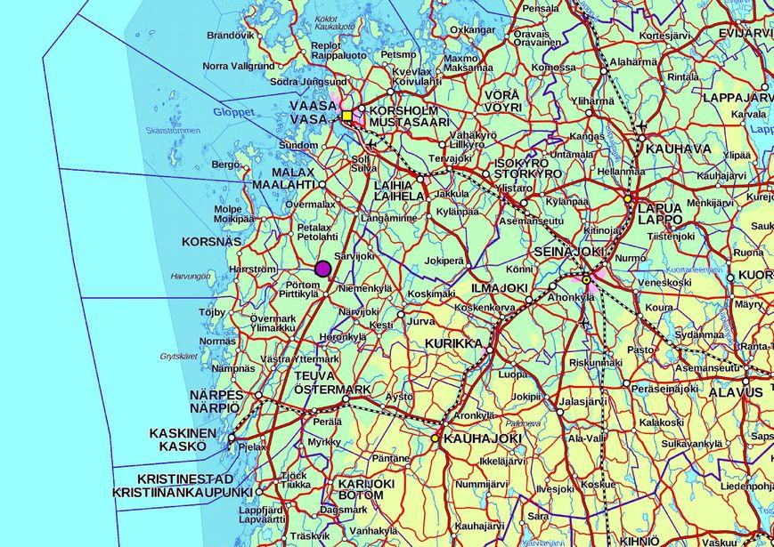 30-50 m mpy Koordinaattijärjestelmä: ETRS-TM35 FIN -tasokoordinaatisto Aiemmat löydöt: Aiemmat tutkimukset: 2015 Ville Yli-Teevahainen, Takanebacken, luontokartoituksen yhteydessä Hankealueen