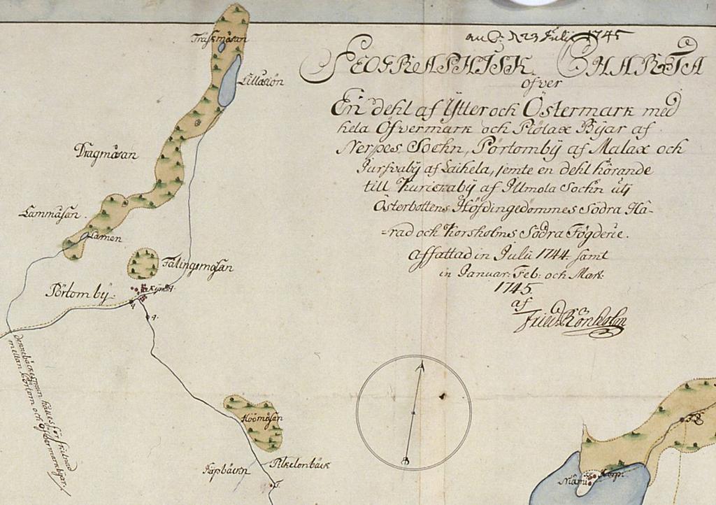 6 Lähistöllä Petalaxån, Ribäckenin-Rainebäckenin ja Närpesån varrelle vanhin asutus syntyi keskiajalta 1600luvulle. Kohdealue on ollut koko historiallisen ajan jakson ajan asumatonta.