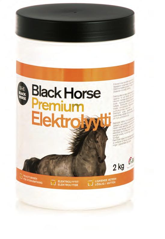 Elektrolyytti 2 kg Elektrolyytti Erityisravinnoksi tarkoitettu täydennysrehu hevosille - elektrolyyttitasapainon korjaamiseen runsaan hikoilun seurauksena.