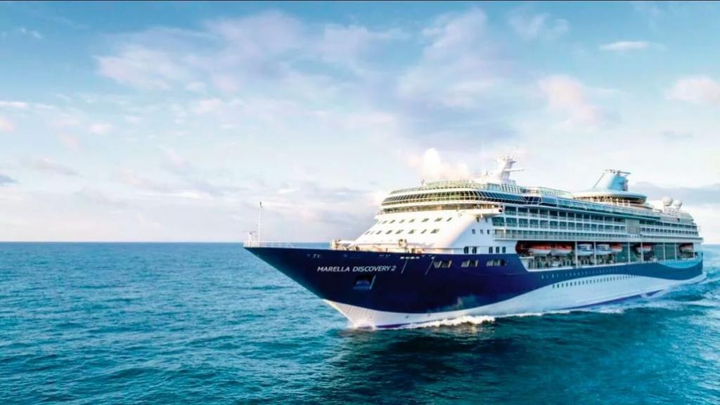Laiva Marella Discovery 2 Tämä maltillisen kokoinen ja nykyaikainen alus mahdollistaa matkasta nauttimisen brittiläiseen