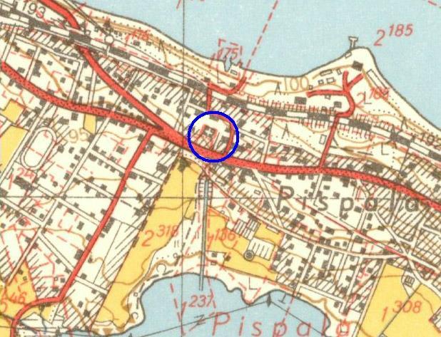 Ote peruskartasta (2132 09 Tampere)