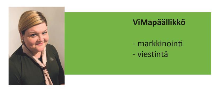 Viestintä- ja markkinointitiimi Liisa Pasto Auran Eräkurjet, L-SP - Tee ilmoittautuminen 30.4.