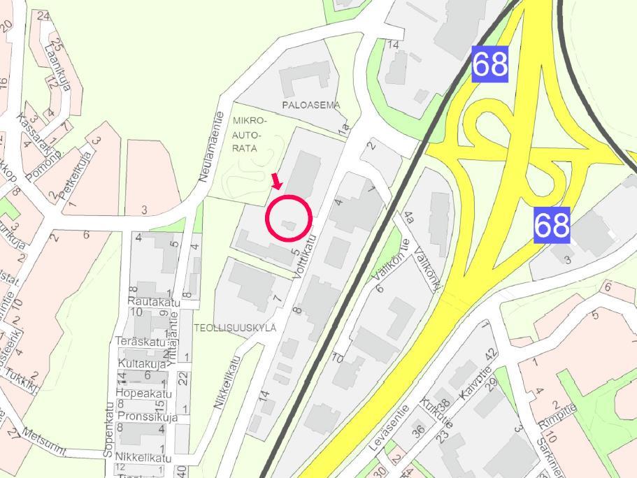 Kuopion kaupunki Pöytäkirja 6/2019 11 (44) 71 Oy Carlsonin hallinnassa olevan tontin (297-13-9-10) pinta-ala on 10 043 m2, jossa on