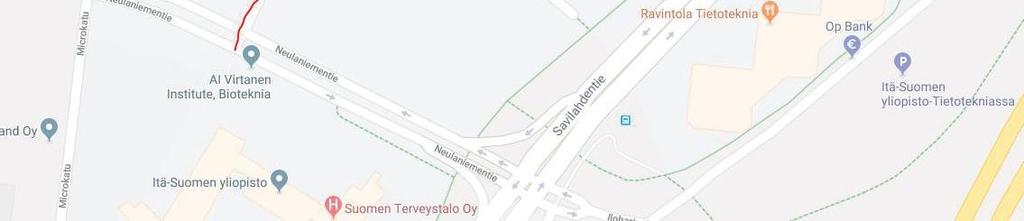 kuvan mukaisesti. Lähin paloasema sijaitseen n.
