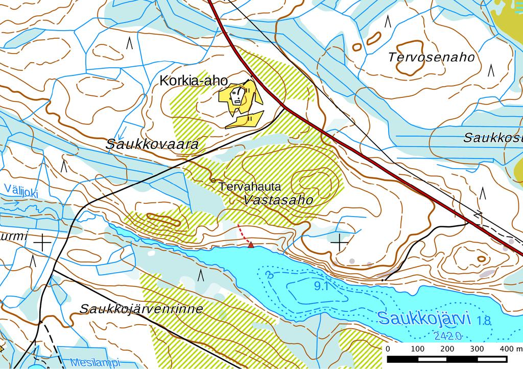 Kohteen sijainti kartalla.