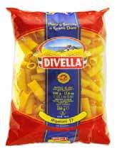 DV117 - Rigatoni DV177 - Gramigna DV108/A Spaghetti Ristorante DV114 - Linguine DV027-Gluten Free Penne Rigate