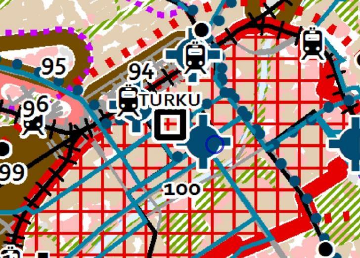 39 3.2.5 Asemakaava Kuvaote 71. Turun kaupunkiseudun rakennemallista 2035 (Pöyry Finland Oy 2.4.2012, pohjakartta Maanmittauslaitos lupanumero 250/MML/12).