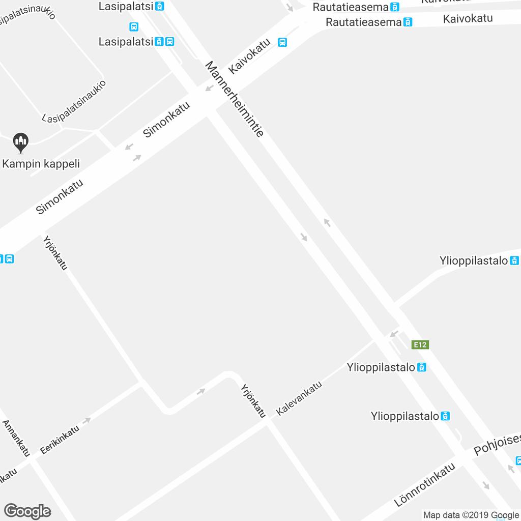 Mannerheimintie 18 00100 HELSINKI / KAMPPI TILATYYPIT Toimistotila RAKENNUSVUOSI 1923 KERROKSIA 7 HUONEALA