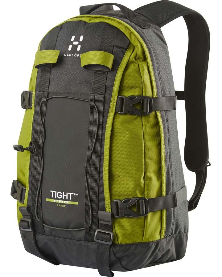 TIGHT PRO A technical and versatile action backpack, made to fit tightly on the back and to follow the movements of the body.