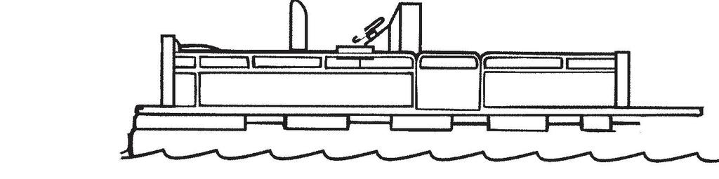 Mtkustjien turvllisuus ponttoni- j knsiveneissä Os 3 - Vesillä Pidä veneen liikkuess silmällä kikkien mtkustjien sijinti.
