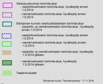 Kuopion Maaningan alueen jätevedet käsitellään Siilinjärven jätevedenpuhdistamolla. Siilinjärven vesihuoltolaitos laskuttaa jätevedenpuhdistuksesta Kuopion Vettä.