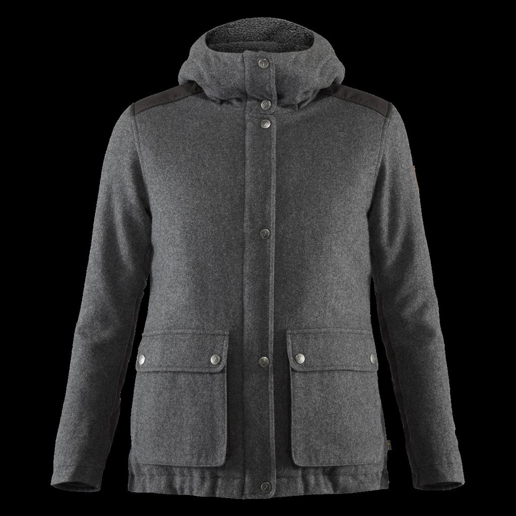 ulkoilua kaikkina päivinä Greenland Re-Wool Jacket Villalla on pitkät perinteet ulkoilukäytössä, joten eikö olisikin hyvä idea käyttää sitä Fjällrävenin legendaarisimmassa takissa?