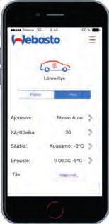 Thermo Call Ohjaa lämmitintäsi älypuhelimella Webasto Thermo Call -järjestelmän avulla voit käynnistää lämmittimesi mistä maailman kolkasta tahansa.