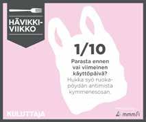 Joka kymmenes leipäpala, hedelmä tai vihannes päätyy roskiin Koko ruokaketjussa hävikin määrä Suomessa on arviolta 400-500 miljoonaa kiloa vuodessa.