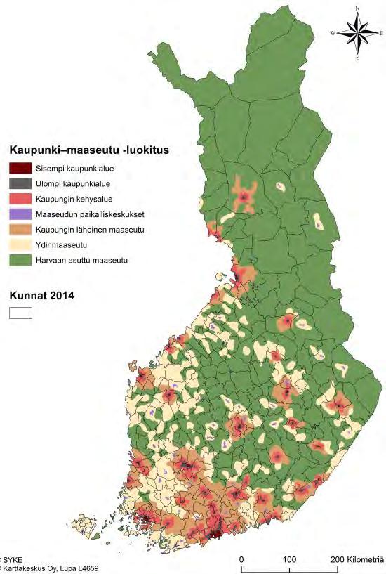 +78 hlöä päivässä Kaupunkialueiden väkiluku on kasvanut yhteensä 508 000 henkilöllä 1.1.2000-31.12.