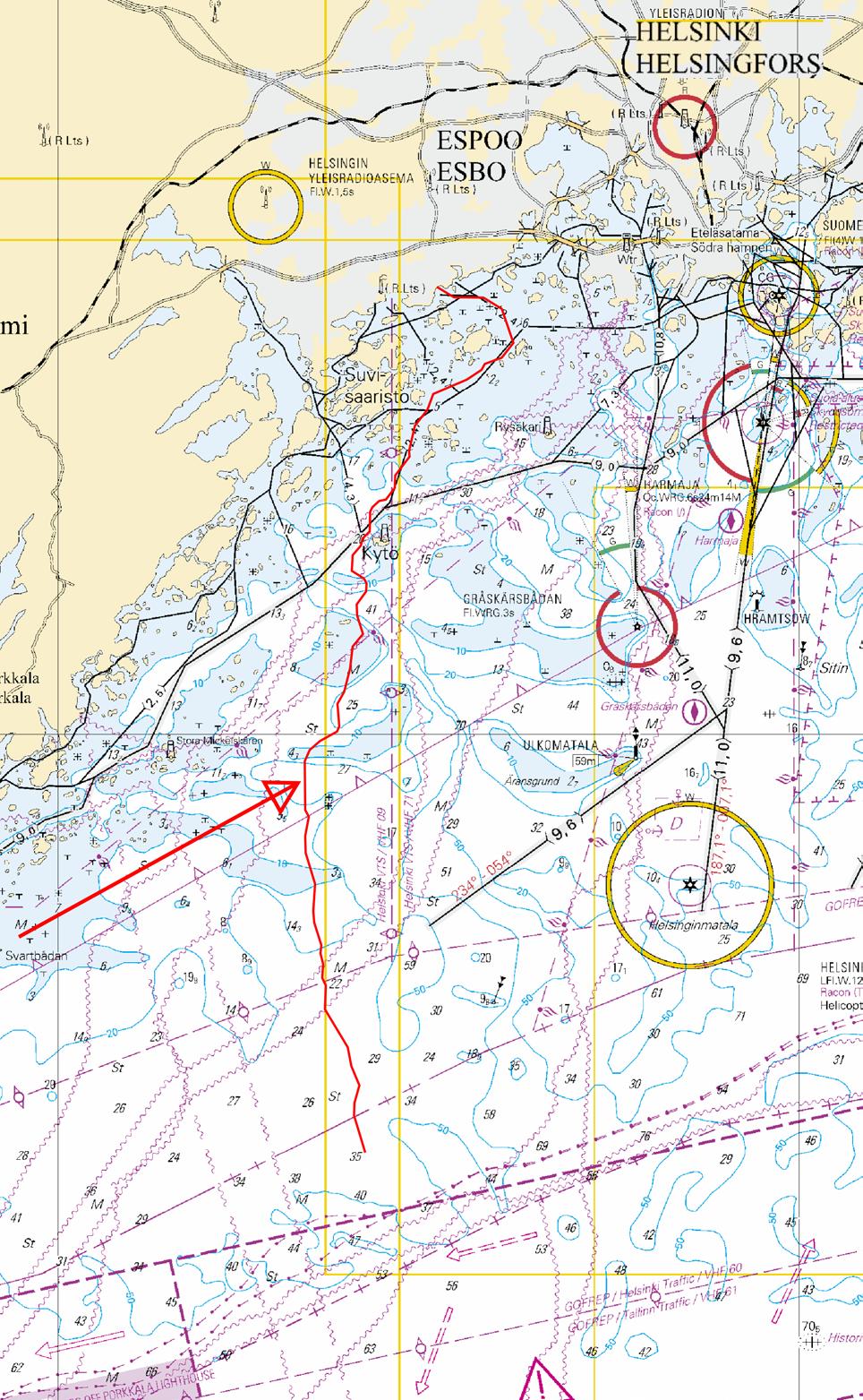 ( Lilaco Offshore Oy, 2019 ) Tm/UfS/NtM 16 10.06.2019 *118(T) /2019 (2019-06-10) Suomi. Suomenlahti. Raasepori. Majakka Längdenin LO-puoli. ODAS-poiju. Turvalaitteet. Finland.