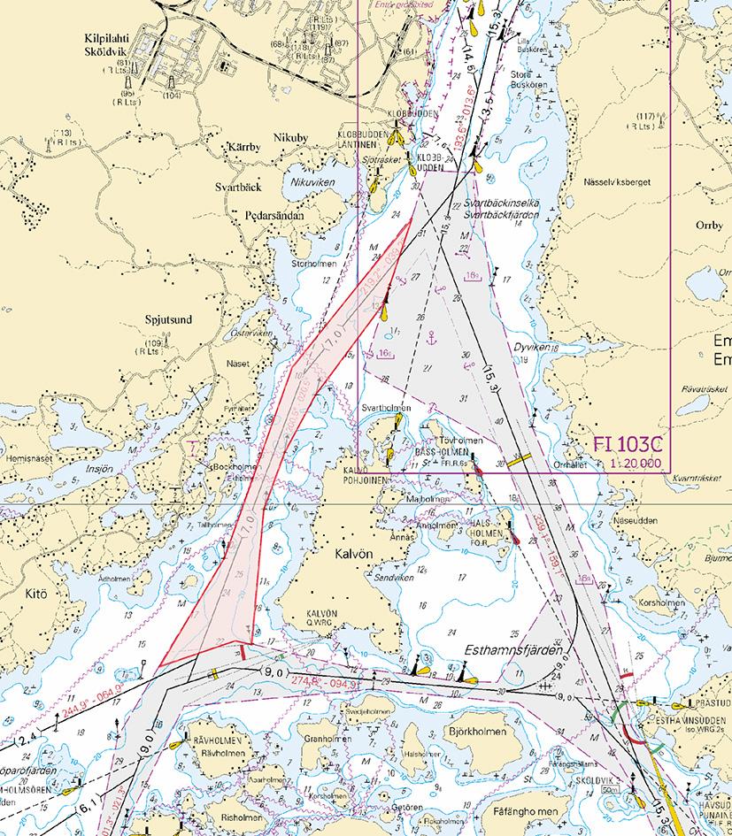 ( Traficom, Helsinki/Helsingfors 2019 ) Tm/UfS/NtM 4 10.2.2019 *25 /2019 (2019-02-08) Suomi. Suomenlahti. Helsinki. Länsisatama. Melkin laituri. Turvalaitteet Finland. Finska viken. Helsingfors.