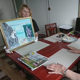 UUTISIA Jyväskylässä taulu tuli vierailulle kotiin! Jyväskyläläiset kulttuuriluotsit tekivät yhteistyössä Jyvässeudun kotihoidon kanssa kaksi kiinnostavaa kokeilua kesällä 2017.