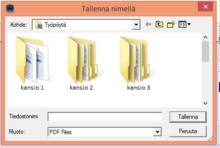 8 9. Raportin muodostaminen nauhoituksesta kardiologin lausuttavaksi Näyttöalueen yläreunasta valitse valikosta PDF -muodostaaksesi ja tallentaaksesi koneelle mittausraportin (Kuva 15).