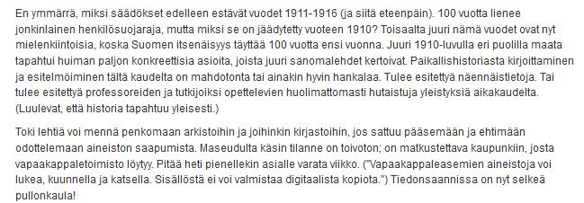 KÄYTTÖESIMERKKEJÄ Hankkeen aikana Kansalliskirjastolle on tullut useita aineiston käyttöön liittyviä kysymyksiä.