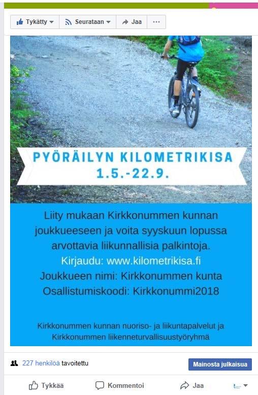 Kilometrikisa 1.5. 22.9.