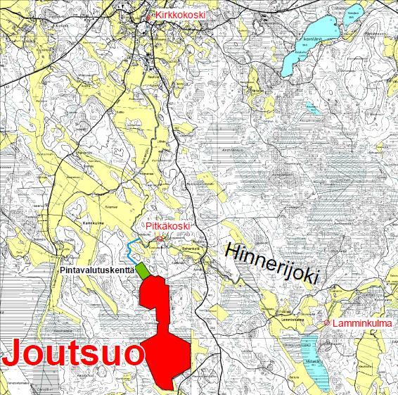 2.1 Tarkkailualueen kalataloudellinen tila 3 Kokemäenjoen vesistön vesiensuojeluyhdistys ry (KVVY) on tarkkaillut Joutsuon turvetuotantoaluiden kuivatusvesien vaikutusta Hinnerjoessa