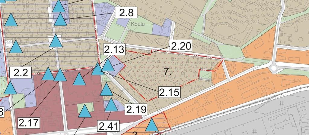 2. Luonnon ja kulttuuriympäristön sekä maiseman kannalta arvokkaat alueet Suunnittelualue (nro 7.