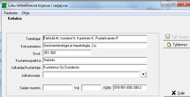 suunnatussa kirjassa.