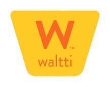 Linja-autot, joissa Waltti-kortti kelpaa maksuksi, tunnistat auton etuikkunassa näkyvästä oranssista Waltti-tunnuksesta.