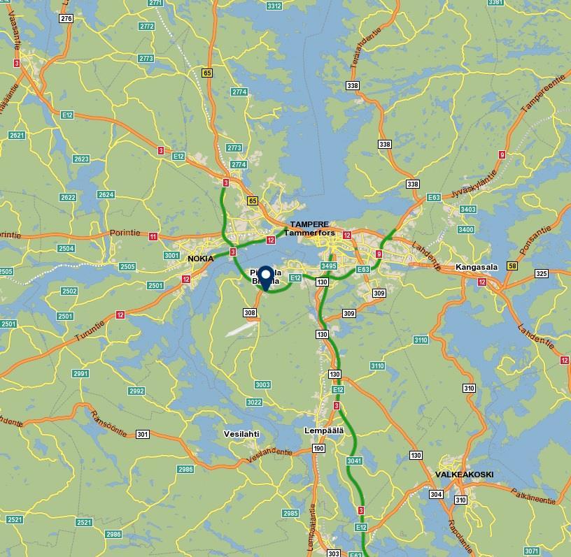välille Pirkkala Lempäälä.