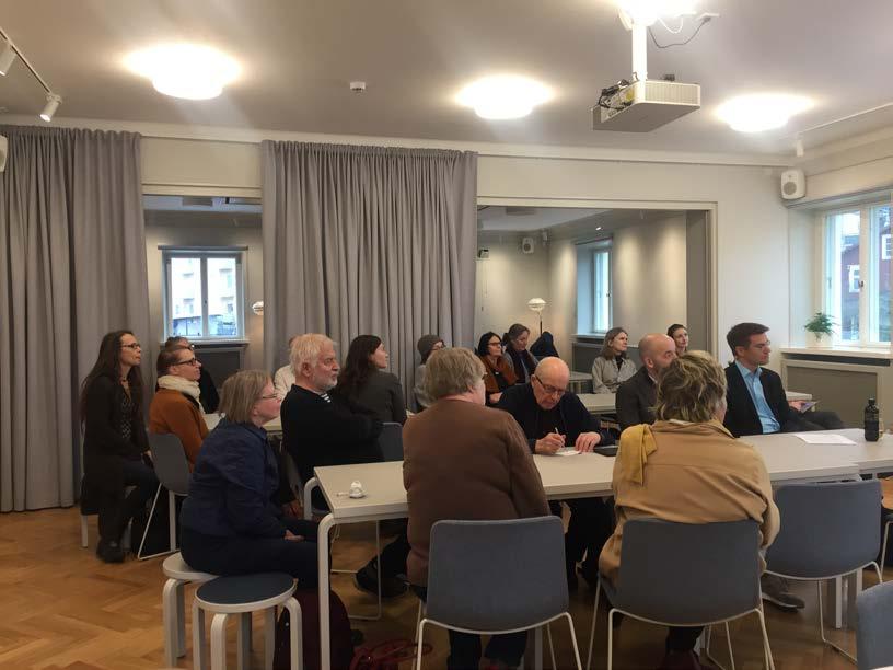 ICOMOSin Suomen osasto vieraili vuosikokouksen lomassa Lauttasaaren kartanossa.