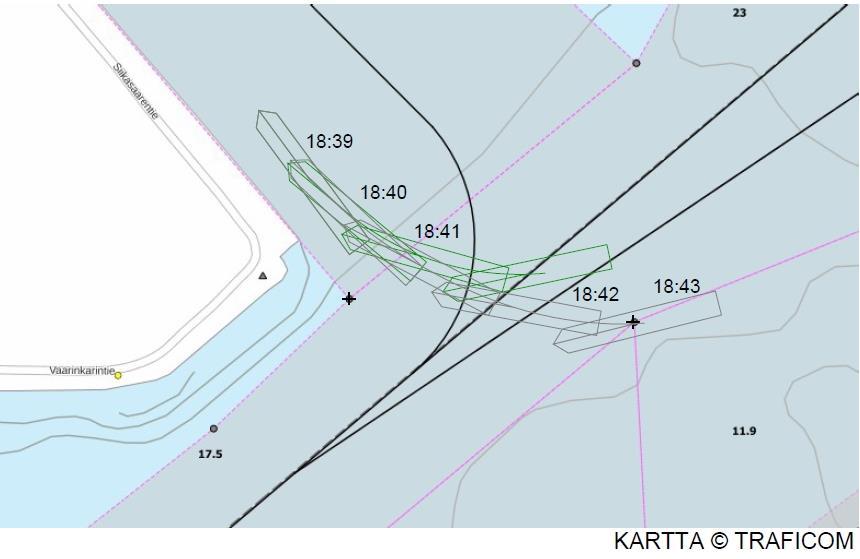 2.8.2 Kysely satamien luotsausalueiden liikennerajoituksista Suomen Satamaliitto ry:n jäsensatamille osoitetulla sähköpostikyselyllä selvitettiin satamien liikennerajoitukset.
