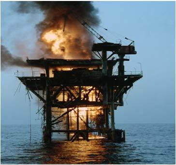 Elop: burning platform Hello there, There is a pertinent story about a man who was working on an oil platform in the North Sea.