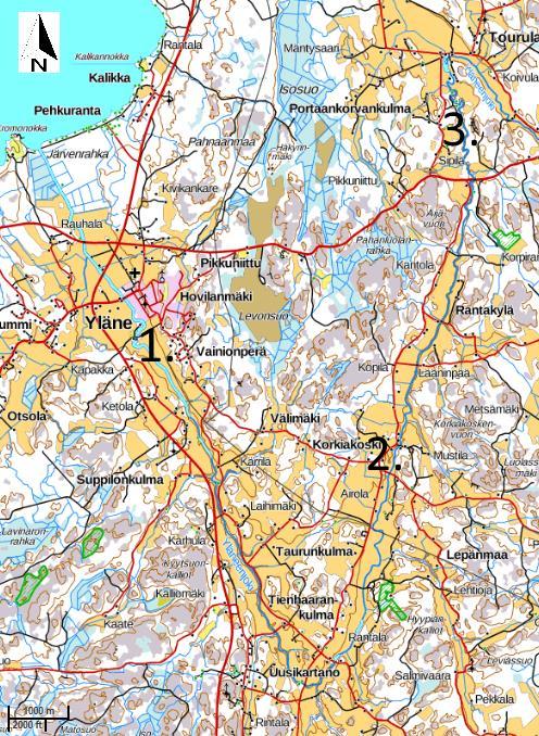 Yleistä Yläneenjoelle kohdennettujen sähkökoekoekalastusten tarkoituksena oli selvittää Yläneenjoen kalaston rakennetta ja vesistön tilaa kalataloudellisesta näkökulmasta eräissä pääuoman