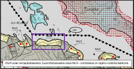 Puulan rantayleiskaavan muutos 2018, Aholan tila 4