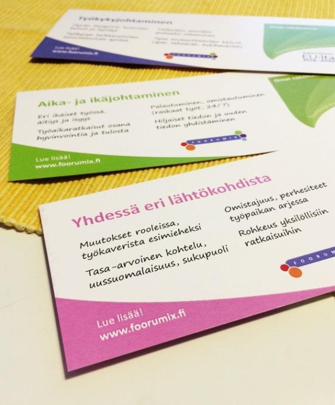 hanketyöryhmäläisiltä Kortit